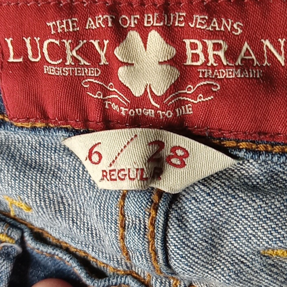Lucky Brand women jeans with raw hem - Picture 6 of 6